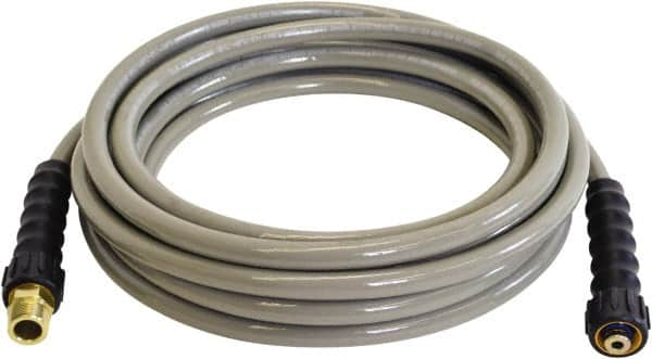 Simpson - 3,700 Max psi Fixed Pressure Washer Hose - 25' Long, Polyurethane, Female - Makers Industrial Supply