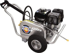 Simpson - Gas, 13 hp, 4,200 psi, 4 GPM, Cold Water Pressure Washer - CAT Triplex, 50' x 3/8" Hose - Makers Industrial Supply