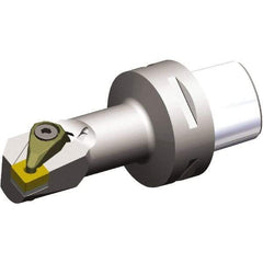 Kennametal - Right Hand Cut, Size PSC50, CN.. 432 & CN..120408 Insert Compatiblity, Internal Modular Turning & Profiling Cutting Unit Head - 17mm Ctr to Cutting Edge, 90mm Head Length, Through Coolant, Series PSC - Makers Industrial Supply