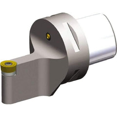 Kennametal - Neutral Cut, Size PSC63, RC.. 10T3M0 Insert Compatiblity, External Modular Turning & Profiling Cutting Unit Head - 5mm Ctr to Cutting Edge, 65mm Head Length, Through Coolant, Series PSC - Makers Industrial Supply