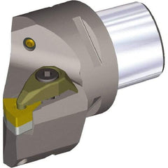 Kennametal - Right Hand Cut, Size PSC63, WN.. 0804.. & WN.. 432 Insert Compatiblity, Internal Modular Turning & Profiling Cutting Unit Head - 45mm Ctr to Cutting Edge, 65mm Head Length, Through Coolant, Series PSC - Makers Industrial Supply