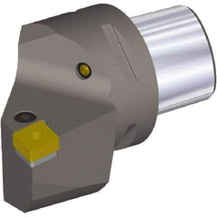 Kennametal - Left Hand Cut, Size PSC50, CN.. 432 & CN..120408 Insert Compatiblity, External Modular Turning & Profiling Cutting Unit Head - 35mm Ctr to Cutting Edge, 60mm Head Length, Through Coolant, Series PSC - Makers Industrial Supply