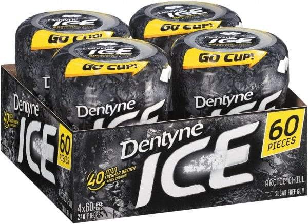 Dentyne Ice - Gum - Sugarless Gum, Arctic Chill, 60 Pieces/Cup - Makers Industrial Supply