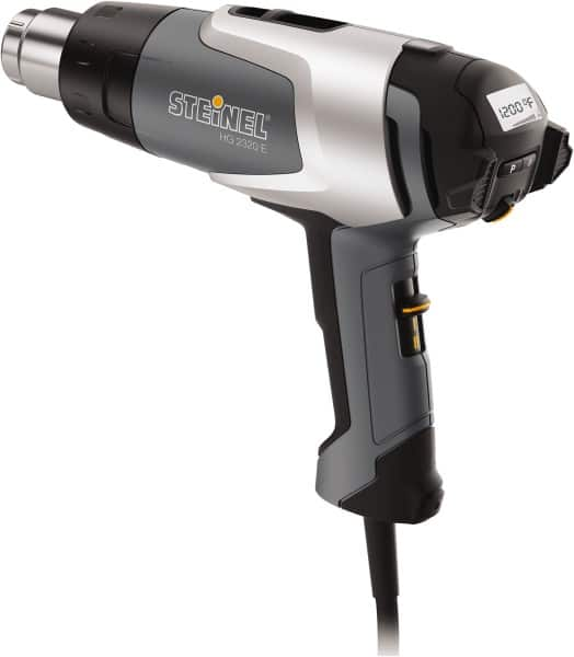 Steinel - 120 to 1,200°F Heat Setting, 4 to 13 CFM Air Flow, Heat Gun - 120 Volts, 13.5 Amps, 1,600 Watts, 6' Cord Length - Makers Industrial Supply