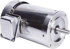 Leeson - 2 Max hp, 1,800 Max RPM, Premium Efficient Electric AC DC Motor - 230/460 V Input, Three Phase, 56C Frame, 5/8" Shaft Diam, C-Face Mount, TEFC Enclosure - Makers Industrial Supply