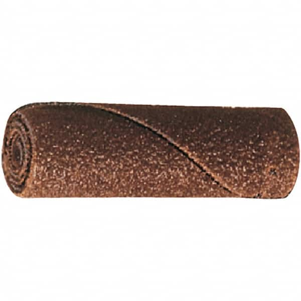 PFERD - 1/2" Max Roll Diam x 2" OAL, 60 Grit Aluminum Oxide Straight Cartridge Roll - 1/8" Pilot Hole Diam, Cloth Backing, 18,000 Max RPM - Makers Industrial Supply