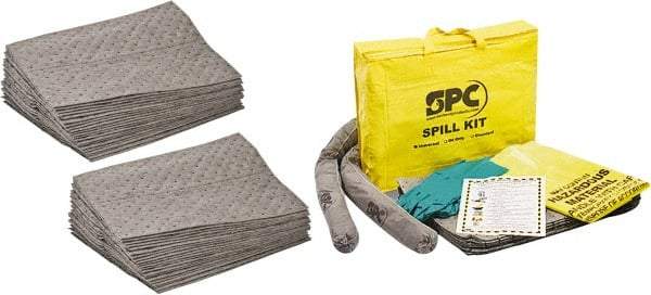 Brady SPC Sorbents - 44 Gal Capacity per Package, Universal Pad - 19" Long x 15" Wide, Polypropylene - Makers Industrial Supply