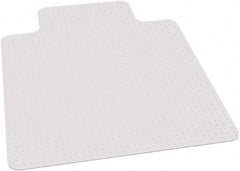 Ability One - 48" Long x 36" Wide, Chair Mat - Rectangular, Beveled Edge Style - Makers Industrial Supply