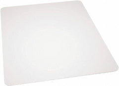 Ability One - 60" Long x 46" Wide, Chair Mat - Rectangular, Beveled Edge Style - Makers Industrial Supply