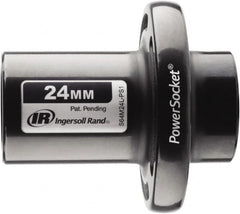 Ingersoll-Rand - 1/2" Drive 24mm Standard Magnetic Nonsparking Universal Impact Socket - 6 Points, 3-1/10" OAL - Makers Industrial Supply