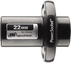 Ingersoll-Rand - 1/2" Drive 22mm Standard Magnetic Nonsparking Universal Impact Socket - 6 Points, 3-1/10" OAL - Makers Industrial Supply