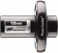 Ingersoll-Rand - 1/2" Drive 18mm Standard Magnetic Nonsparking Universal Impact Socket - 6 Points, 3-1/10" OAL - Makers Industrial Supply