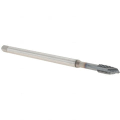 Spiral Point Tap: 5/16-18, Metric, 3 Flutes, Plug, 2B, Powdered Metal, TiCN Finish 20.4 mm Thread Length, 150 mm OAL, Right Hand, H5 Series 16535