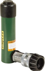 TK Simplex - 3-1/8" Stroke, 5 Ton Portable Hydraulic Single Acting Cylinder - 0.99 Sq In Effective Area, 2.98 Cu In Oil Capacity, 6.52 to 9.65" High, 1" Cyl Bore Diam, 1-1/8" Plunger Diam, 10,000 Max psi - Makers Industrial Supply