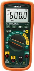 Extech - EX355, CAT III, 600 VAC/VDC, Digital True RMS Multimeter - 60 mOhm, Measures Voltage, Capacitance, Current, Frequency, Resistance, Temperature - Makers Industrial Supply