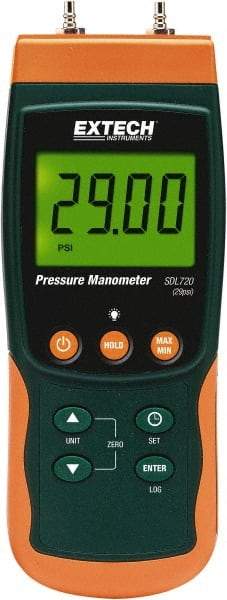 Extech - Differential Pressure Gauges & Switches Type: Differential Pressure Manometer Maximum Pressure (psi): 29.00 - Makers Industrial Supply