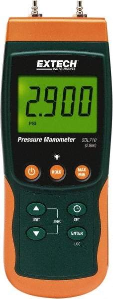 Extech - Differential Pressure Gauges & Switches Type: Differential Pressure Manometer Maximum Pressure (psi): 2.90 - Makers Industrial Supply