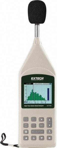 Extech - Sound Meters Type: Sound Meter Frequency Weighting: A, C & Z - Makers Industrial Supply