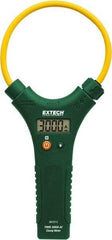 Extech - MA3010, CAT IV, Digital True RMS Clamp Meter with 10" Flex Jaws - 3000 AC Amps, Measures Current - Makers Industrial Supply