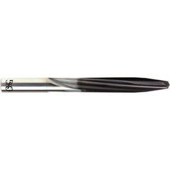 OSG - #2, 0.2215", 130° Point, Solid Carbide Straight Flute Drill Bit - Makers Industrial Supply