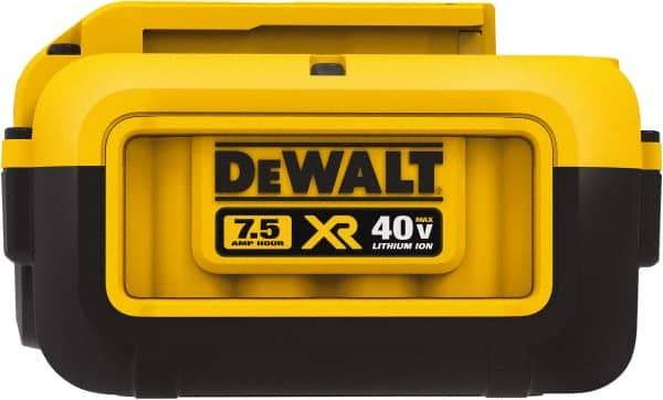 DeWALT - 40 Volt Lithium-Ion Power Tool Battery - 7.5 Ahr Capacity, 170 min Charge Time, Series 40V Max - Makers Industrial Supply