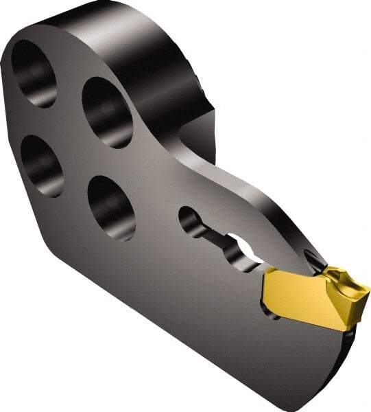 Sandvik Coromant - SL-QD-R/LG..C Insert, 12mm Head Length, Modular Grooving Cutting Unit Head - Left Hand Cut, System Size 40, Through Coolant, Series CoroCut QD - Makers Industrial Supply