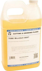 Master Fluid Solutions - Trim MicroSol 590XT, 1 Gal Bottle Cutting Fluid - Semisynthetic, For Inconel\xAE Machining - Makers Industrial Supply