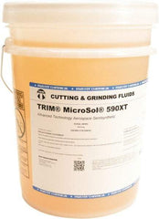 Master Fluid Solutions - Trim MicroSol 590XT, 5 Gal Pail Cutting Fluid - Semisynthetic, For Inconel\xAE Machining - Makers Industrial Supply