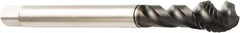 Sandvik Coromant - M10x1.00 Metric Fine 3 Flute 6HX Modified Bottoming Spiral Flute Tap - Powdered Metal, CoolTop Finish, 90mm OAL, Right Hand Flute, Right Hand Thread, Series CoroTap 300 - Makers Industrial Supply