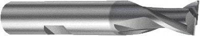 Sandvik Coromant - 1.8mm, 3.5mm LOC, 6mm Shank Diam, 50mm OAL, 2 Flute, Solid Carbide Square End Mill - AlCrN Finish, 30° Helix, Centercutting, Right Hand Cut, Right Hand Flute, Series CoroMill Plura - Makers Industrial Supply