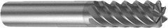 Sandvik Coromant - 16mm, 32mm LOC, 16mm Shank Diam, 92mm OAL, 6 Flute, Solid Carbide Square End Mill - Single End, TiAlN Finish, Spiral Flute, 50° Helix, Right Hand Cut, Right Hand Flute, Series CoroMill Plura - Makers Industrial Supply