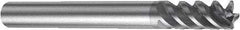 Sandvik Coromant - 8mm, 19mm LOC, 8mm Shank Diam, 80mm OAL, 4 Flute, Solid Carbide Square End Mill - Single End, TiAlN Finish, Spiral Flute, 50° Helix, Centercutting, Right Hand Cut, Right Hand Flute, Series CoroMill Plura - Makers Industrial Supply