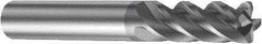 Sandvik Coromant - 8mm, 19mm LOC, 8mm Shank Diam, 63mm OAL, 4 Flute, Solid Carbide Square End Mill - Single End, AlTiN Finish, Spiral Flute, 41° Helix, Right Hand Cut, Right Hand Flute, Series CoroMill Plura - Makers Industrial Supply