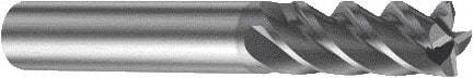 Sandvik Coromant - 2mm, 7mm LOC, 6mm Shank Diam, 57mm OAL, 4 Flute, Solid Carbide Square End Mill - TiAlN Finish, 45° Helix, Centercutting, Right Hand Cut, Right Hand Flute, Series CoroMill Plura - Makers Industrial Supply