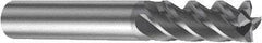 Sandvik Coromant - 3mm, 8mm LOC, 6mm Shank Diam, 57mm OAL, 4 Flute, Solid Carbide Square End Mill - TiAlN Finish, 45° Helix, Centercutting, Right Hand Cut, Right Hand Flute, Series CoroMill Plura - Makers Industrial Supply