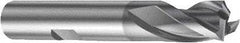 Sandvik Coromant - 12mm, 3 Flute, Solid Carbide, Corner Radius End Mill - 73mm OAL, 30° Helix, Right Hand Flute, 12.5mm LOC, Right Hand Cut - Makers Industrial Supply