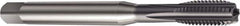 Sandvik Coromant - M6x1.00 Metric 6HX 5 Flute TiAlN Finish High Speed Steel Straight Flute Machine Tap - Right Hand Thread, 80mm OAL, 15.6mm Thread Length - Makers Industrial Supply