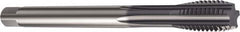 Sandvik Coromant - M18x2.50 Metric 6HX 5 Flute TiAlN Finish High Speed Steel Straight Flute Machine Tap - Right Hand Thread, 125mm OAL, 30mm Thread Length - Exact Industrial Supply