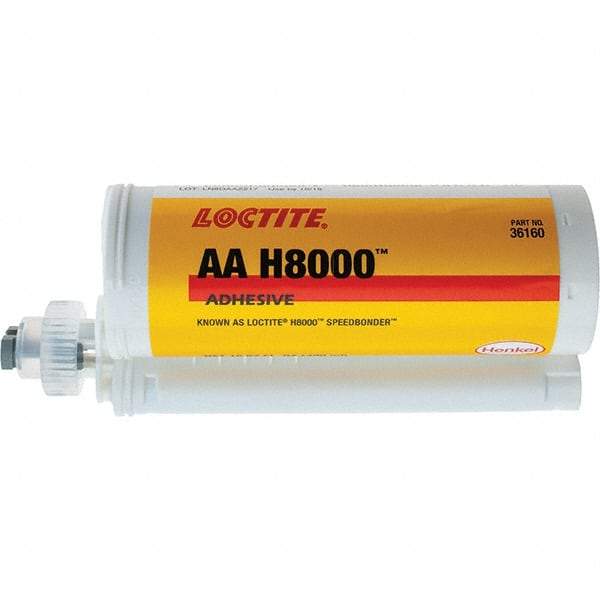 Loctite - 490 mL Cartridge Two Part Methacrylate Adhesive - 30 min Working Time - Makers Industrial Supply