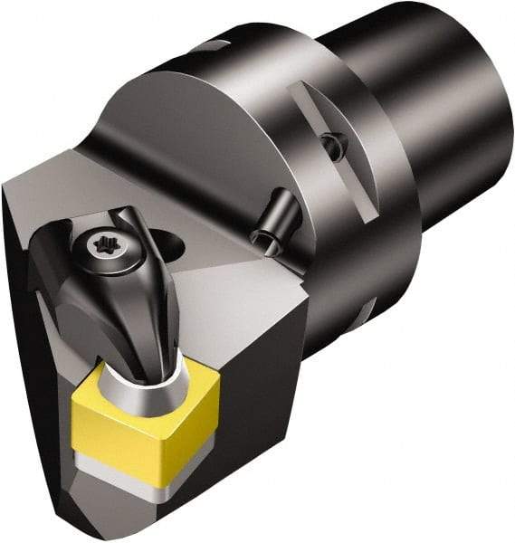 Sandvik Coromant - Left Hand Cut, Size C5, SNG 452 & SNGN 12 07 08 Insert Compatiblity, Modular Turning & Profiling Cutting Unit Head - 27mm Ctr to Cutting Edge, 60mm Head Length, Through Coolant, Series T-Max - Makers Industrial Supply