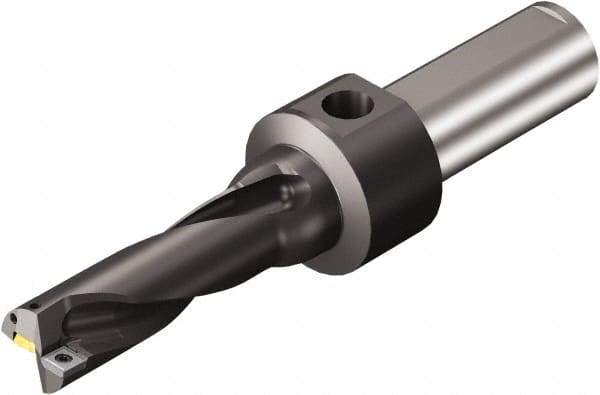 Sandvik Coromant - 161.93mm Max Drill Depth, 3xD, 53.98mm Diam, Indexable Insert Drill - 38.1mm Shank Diam, 1.5 Cylindrical Shank - Makers Industrial Supply