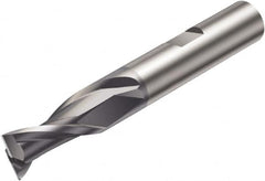 Sandvik Coromant - 12mm, 2 Flute, Solid Carbide, Corner Radius End Mill - 83mm OAL, 30° Helix, Right Hand Flute, 25.5mm LOC, Right Hand Cut - Makers Industrial Supply