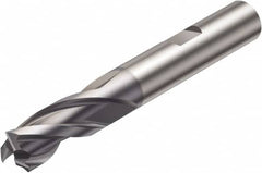 Sandvik Coromant - 12mm, 3 Flute, Solid Carbide, Corner Radius End Mill - 83mm OAL, 30° Helix, Right Hand Flute, 25.5mm LOC, Right Hand Cut - Makers Industrial Supply