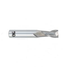 1 Dia. x 4 Overall Length 2-Flute .090 C/R Solid Carbide SE End Mill-Round Shank-Center Cutting-Uncoated - Makers Industrial Supply