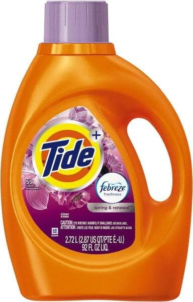 Tide - 92 oz Liquid Laundry Detergent - Spring & Renewal Scent - Makers Industrial Supply