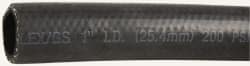 Made in USA - 1" ID x 1-7/16" OD CTL Multipurpose Air Hose - 200 Working psi, -40 to 180°F, Black - Makers Industrial Supply