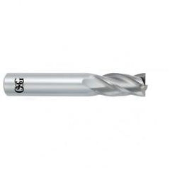 1/4 Dia. x 2-1/2 Overall Length 4-Flute .030 C/R Solid Carbide SE End Mill-Round Shank-Center Cutting-Uncoated - Makers Industrial Supply