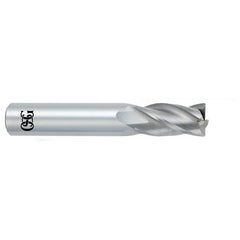 3/16″ Dia. × 3/16″ Shank × 5/8″ DOC × 2″ OAL, Carbide, Bright, 4 Flute, Corner Radius, Solid End Mill - Makers Industrial Supply