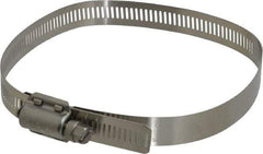 IDEAL TRIDON - SAE Size 80, 2-7/16 to 5-1/2" Diam, Stainless Steel Quick Engagement Hose Worm Drive Clamp - Material Grade 304 - Makers Industrial Supply