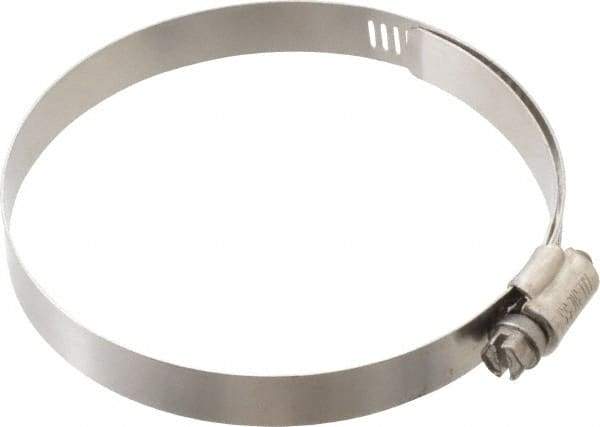 IDEAL TRIDON - SAE Size 52, 2-13/16 to 3-3/4" Diam, Stainless Steel Lined Worm Drive Clamp - Material Grade 316 - Makers Industrial Supply